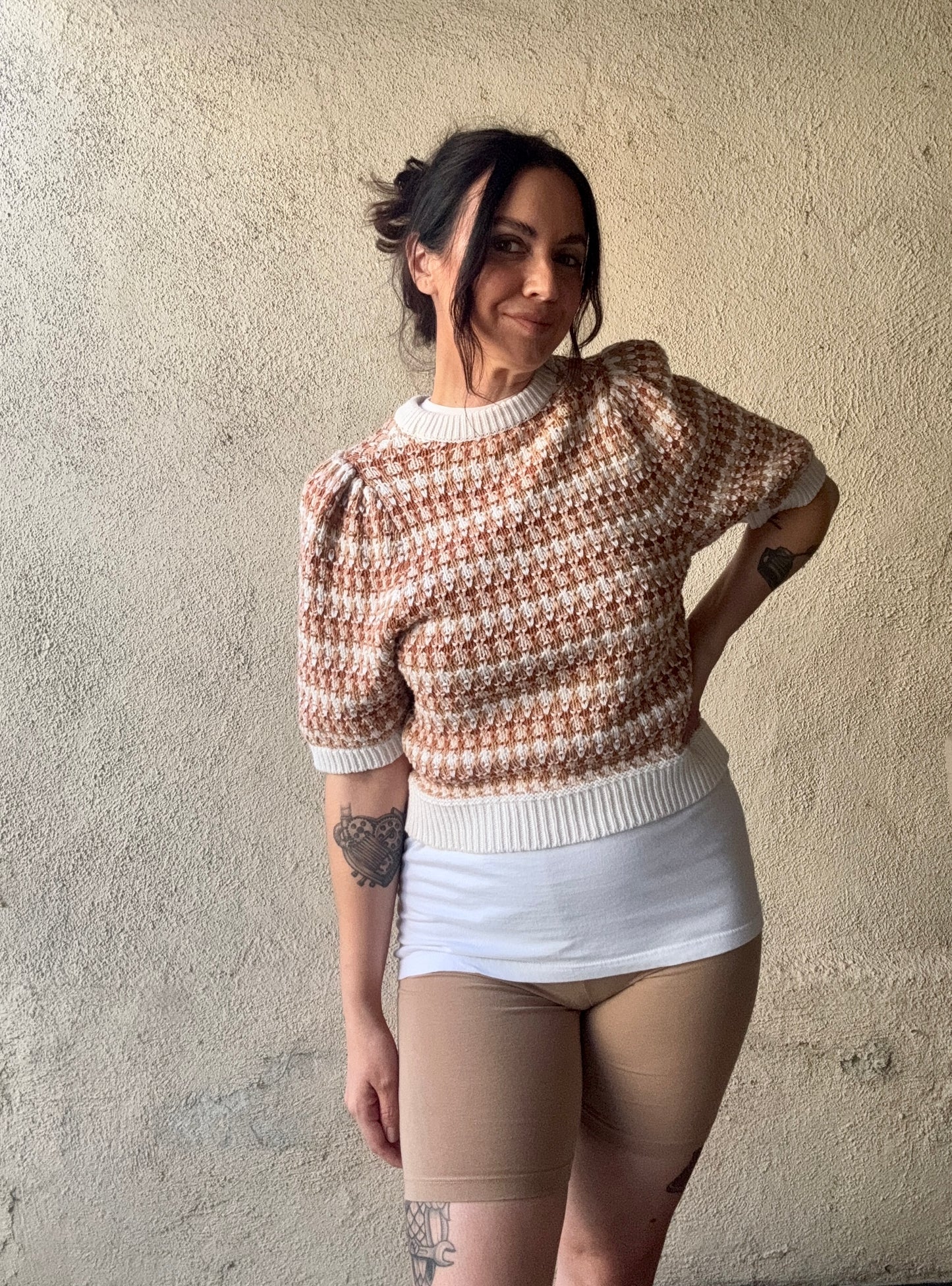 Vintage knit sweater top