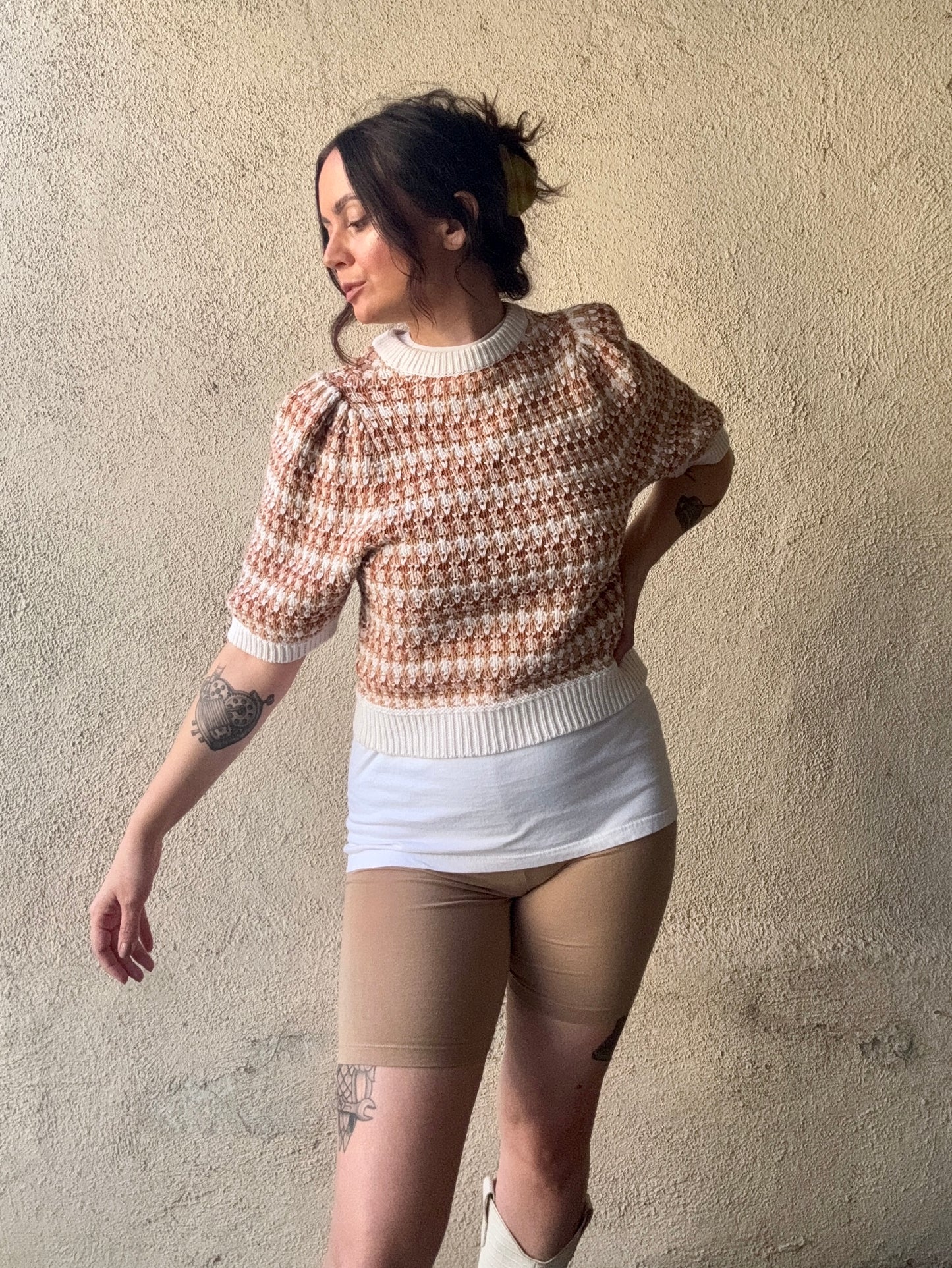 Vintage knit sweater top